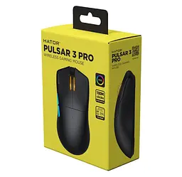 Ігрова миша HATOR HTM-640 Pulsar3 PRO Wireless ESports Gaming 30000dpi 50G Black - мініатюра 6