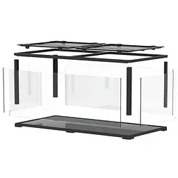 Тераріум Repti-Zoo Super Vision 360 120x45x30 см (RKE1204530) - скляний тераріум для рептилій та амфібій - мініатюра 6