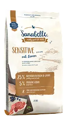 Cухий корм Sanabelle Sensitive для дорослих кішок з ягнятком 2 кг