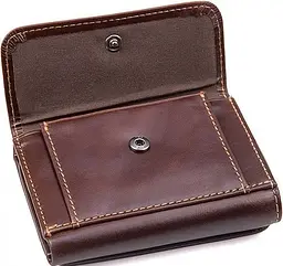Гаманець чоловічий 14595 шкіряний Vintage коричневий - мініатюра 8