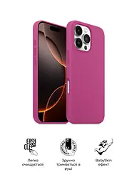 Силиконовый чехол с MagSafe для Apple iPhone 16 Pro, ICON2 MagCase, розовый, противоударный, панель с мягкой подкладкой, защита всего корпуса, поддержка беспроводной зарядки, совместим с защитными стеклами и пленками, ArmorStandart (ARM81319) - мініатюра 3