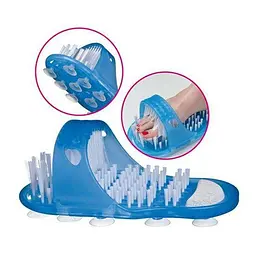 Масажний тапочок для душу з пемзою Easy Feet для миття та чищення ніг у ванну та душ - мініатюра 2