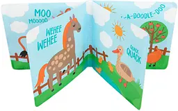 Іграшка-книжечка м'яка пищалка Canpol babies Кольорова ферма (2/083) - мініатюра 2