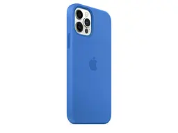 Чохол Apple Silicone Case for iPhone 12 Pro Max HQ Capri blue - мініатюра 9