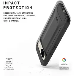 Оригінальний протиударний чохол UAG Scout для Google Pixel 8a (6.1") Black (614450114040) - мініатюра 2
