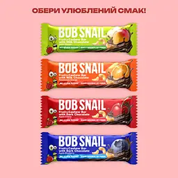 Фруктово-ягідно-горіховий батончик Bob Snail Яблуко-вишня-кеш'ю-кріспи кіноа з чорним шоколадом 35 г - мініатюра 4