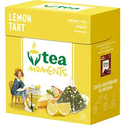 Чай зелений Tea Moments Lemon Tart 20 шт. x 1.8 г