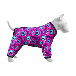 Вітровка для собак WAUDOG Clothes, малюнок "Око монстра", M35, В 59-62 см, С 37-40 см - мініатюра 3