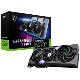 Відеокарта MSI GF RTX 5070 Ti 16GB GDDR7 Gaming Trio OC MSI (GeForce RTX 5070 Ti 16G GAMING TRIO OC)