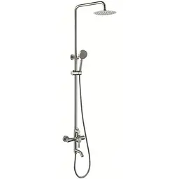 Душева система Zerix LUX-009-J ZX4878, Нержавіюча сталь
