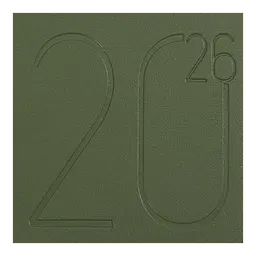 Щотижневик датований Buromax Morandi Style 2026 85 x 153 мм штучна шкіра зелений (BM.2897-04) - мініатюра 4