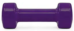 Гантель вінілова PowerPlay 4125 Achilles 2.5 кг Фіолетова 1 шт (PP_4125_2.5kg) - мініатюра 2