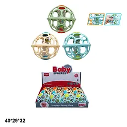 Брязкальце Oball шар 3803, 12 шт. в упаковці, 40x29x32 см - мініатюра 2