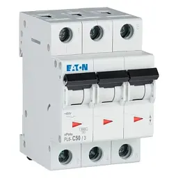 Автоматичний вимикач Eaton 3-п. М3 С 50А PL6 6кА