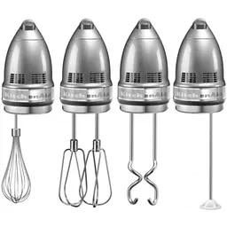 Міксер KitchenAid 5KHM9212ECU ручний 9 швидкостей сріблястий - мініатюра 4