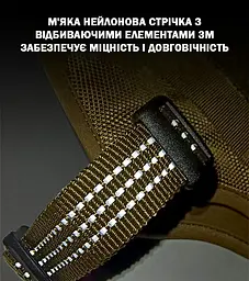 Шлея для собак Truelove TLH7011 зі світловідбивними елементами, водонепроникна XL, Хакі - мініатюра 7