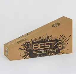 Самокат Best Scooter 59х16х30 см Оранжево-чорний 000231541 - мініатюра 2