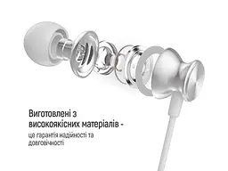 Навушники з мікрофоном ColorWay Wired UrbanBeat White (CW-WD03WT) - мініатюра 7