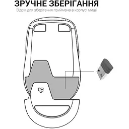 Миша OfficePro Wireless синя (M230С) - мініатюра 7