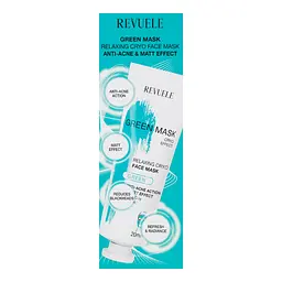 Зелена маска для обличчя Revuele Anti-Acne Green Face Mask Cryo Effect, 80 мл - мініатюра 5