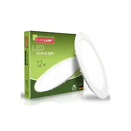 Світильник Eurolamp Downlight 12W 4000K (LED-DLR-12/4) - мініатюра 2