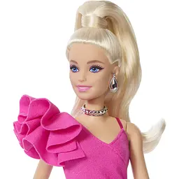 Лялька Barbie “Deluxe Style” колекції “Pink & Black” - асиметрична мінісукня (JJN73) - мініатюра 4