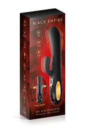 Вібратор-кролик Black Empire My Viscountess 21.8 см чорний - мініатюра 4