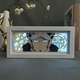 Світильник нічник 3D Ван Піс Трафальгар Ло One Piece Trafalgar Law 20 см NL3D OP TL