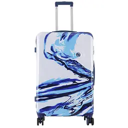 Валіза Semi Line 28" L White/Blue Print (T5653-3) - мініатюра 3