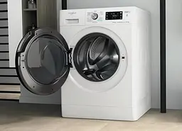 Пральна машина Whirlpool фронтальна , 9(7)кг, 1600, A+, 60см, дисплей, пара, інвертор, білий (FFWDB976258BVUA) - мініатюра 4