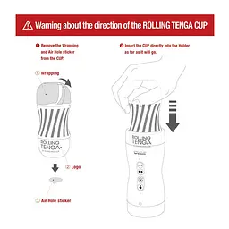 Автоматичний мастурбатор Tenga VACUUM GYRO ROLLER SET, ротація та вакуум, сумісний з Tenga Cup - мініатюра 6