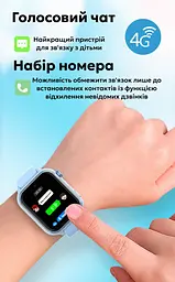 Смарт годинник-телефон дитячі Wonlex KT37 Original з відеодзвінком WI-FI GPS SIM-карта Pink (18349) - мініатюра 8