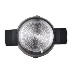 Каструля з кришкою Bergner Ion plus 24 см 3,5 л (BG-35911-BK) - мініатюра 2