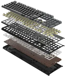 Клавіатура A4Tech Fstyler FS100 USB Stone Black (FS100 (Stone Black)) - мініатюра 8