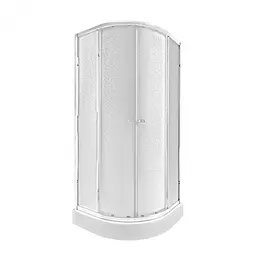 Душова кабіна Qtap Presto CRM1099AP5 Pear + піддон Robin 309912C із сифоном
