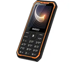 Телефон Sigma mobile X-style 310 Force Type-C чорно-жовтогарячий (4827798855126) - мініатюра 3