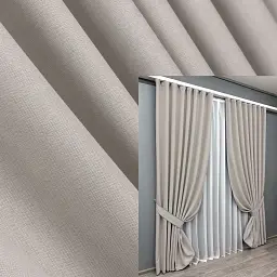 Комплект штор VR-Textil Scandi блэкаут 2 шт 100x270 см светло-бежевый (1901ш)