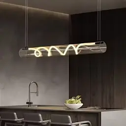 Світильник підвісний LED Levistella 79112285 led (1000) BK, 40W, 4500K, пластик, для вітальні - мініатюра 2
