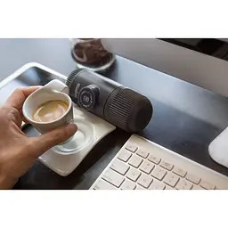 Портативна еспресо-кавоварка Wacaco Nanopresso Grey - мініатюра 7