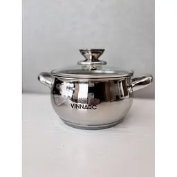  Каструля Vinnarc Bubles з кришкою 2.6 л. (5526-VN) - мініатюра 2
