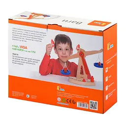 Навчальні ваги Viga Toys 50660 с гирями дерев'яні - мініатюра 3