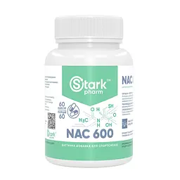 N-ацетил-L-цистеїн NAC 600 мг 60 капсул
