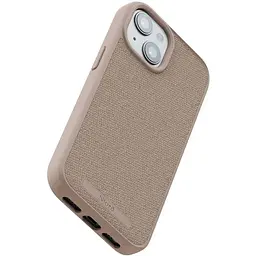 Чохол-накладка Njord Fabric MagSafe Case Pink Sand для iPhone 15 (NA51FA12) - мініатюра 6