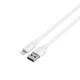 Кабель USB - Lightning Havit CB675 2A 1 м силіконовий білий (HV-CB675-WH) - мініатюра 4