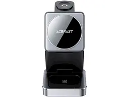 Бездротовий зарядний пристрій Acefast E20 3-in-1 Black (6974316283478) - мініатюра 2