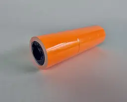 Паперовий цінник, великий, помаранчевий, 25x35 мм, намотка 4,5 м, 5 шт, для магазину і торгівлі - мініатюра 2