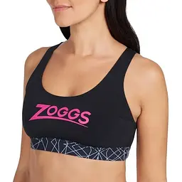 Купальник Zoggs Actionback 2 Piece 42 Чорний (1000-462560.WARR.32) - мініатюра 4