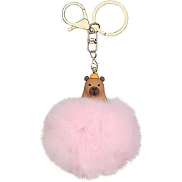 Брелок ZiBi PomPom Capybara хутро (ZB.706702) - мініатюра 5