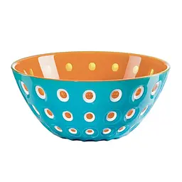 Миска Guzzini 25 см блакитний з помаранчевим (279425145)