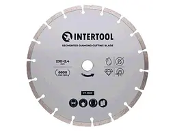 Диск алмазний INTERTOOL 230х22,2мм 2,4мм сегмент (CT-1005)